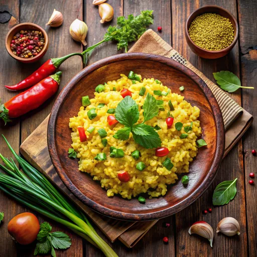 सब्जियों से भरी जई और अमरनाथ खिचड़ी