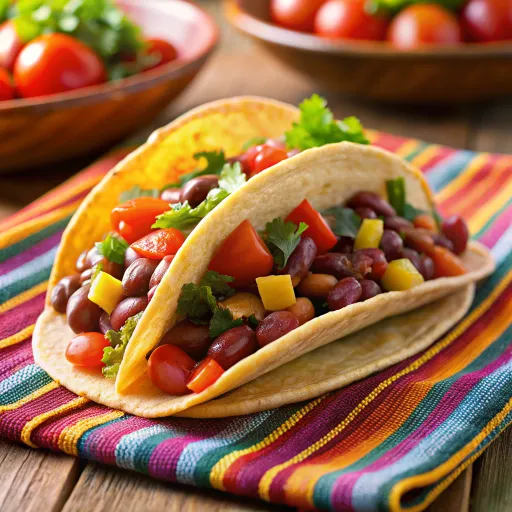 राजमा और होल व्हीट ताकोस